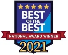 Best of the Best National Award Winner 2021 seal.